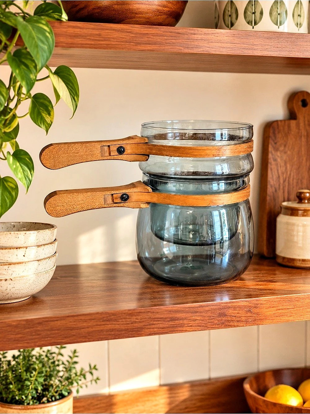Vintage Pyrex Flameware Double Boiler